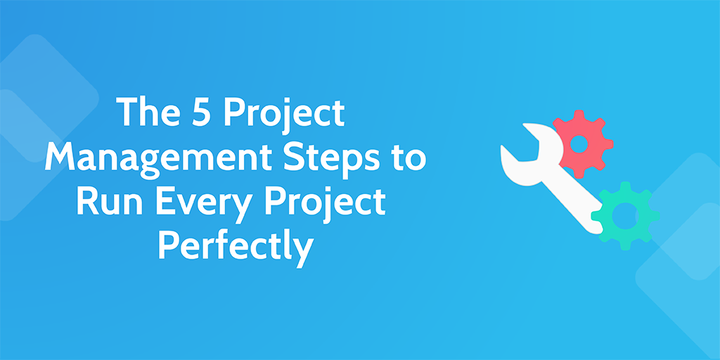 project management steps - header