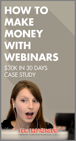 sell your idea in advance for webinars