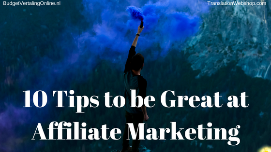 ‘10 Tips to be Great at Affiliate Marketing’ If you have gained some affiliate marketing experience, this blog helps you to improve your affiliate marketing skills. Read the blog at http://bit.ly/GreatAtAM 