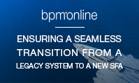 Ensuring a seamless transition from a legacy system to a new SFA solution