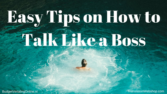 ‘Easy Tips on How to Talk Like a Boss’ We grant a boss a leadership status based on one’s authority and leadership skills. Certain personal characteristics enable this leadership status, and great communication skills are an important part of them. In this blog, I therefore address speech. How can you talk like a boss and come across as a reliable, confident, trustworthy, and intelligent person? I have 8 tips for you. Read the blog at http://bit.ly/TalklaBoss