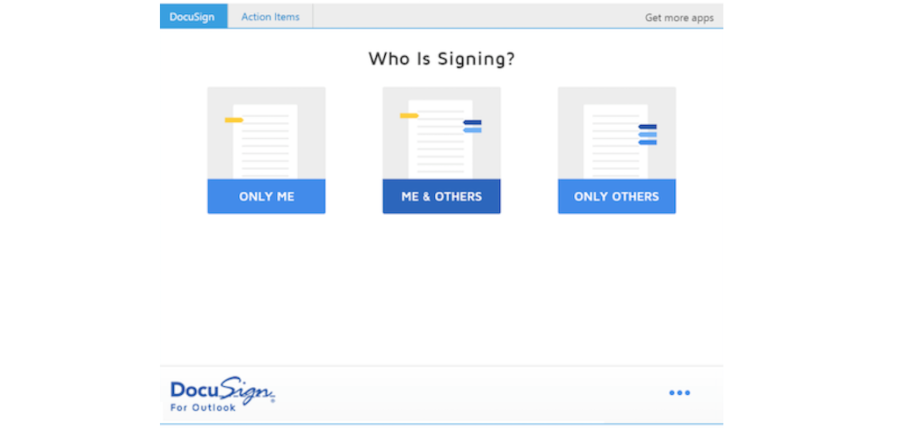 outlook extensions docusign