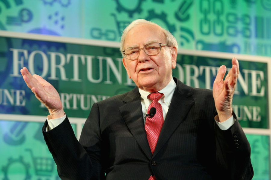 WASHINGTON, DC - OCTOBER 16:  Warren Buffett speaks onstage at the FORTUNE Most Powerful Women Summit on October 16, 2013 in Washington, DC.  (Photo by Paul Morigi/Getty Images for FORTUNE)