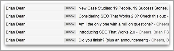 ask a targeted question for get your emails opened