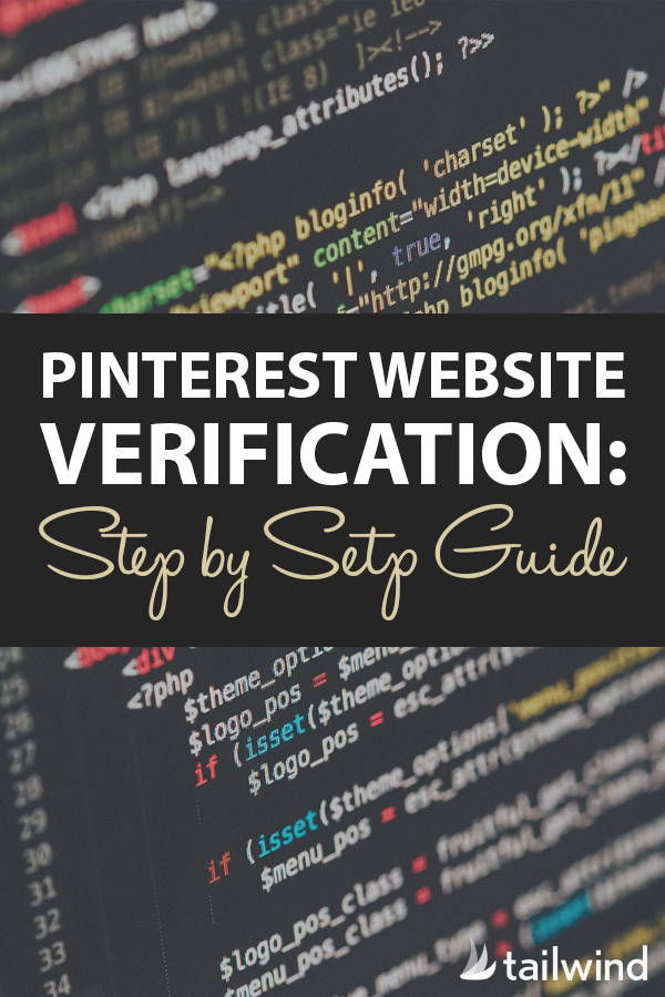 Pinterest Site Verification: Easy Step-by-Step Guide