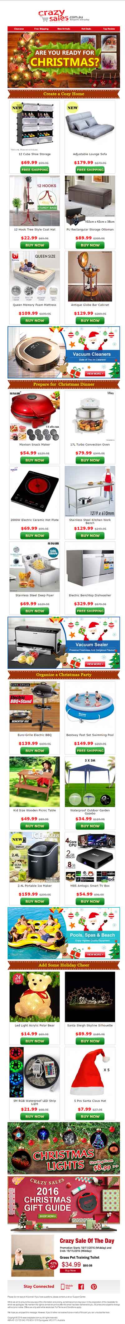 Christmas Email Template_Crazy Sales