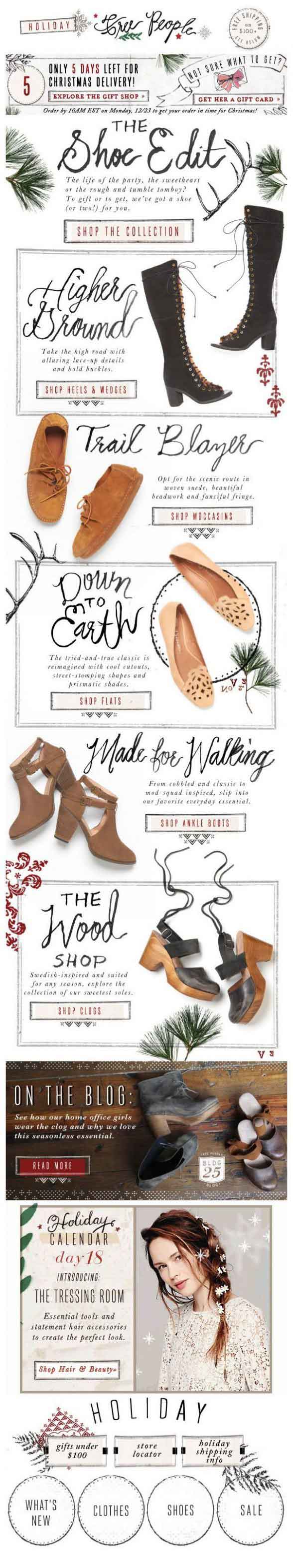 Christmas Email Template_The Holiday Shoe