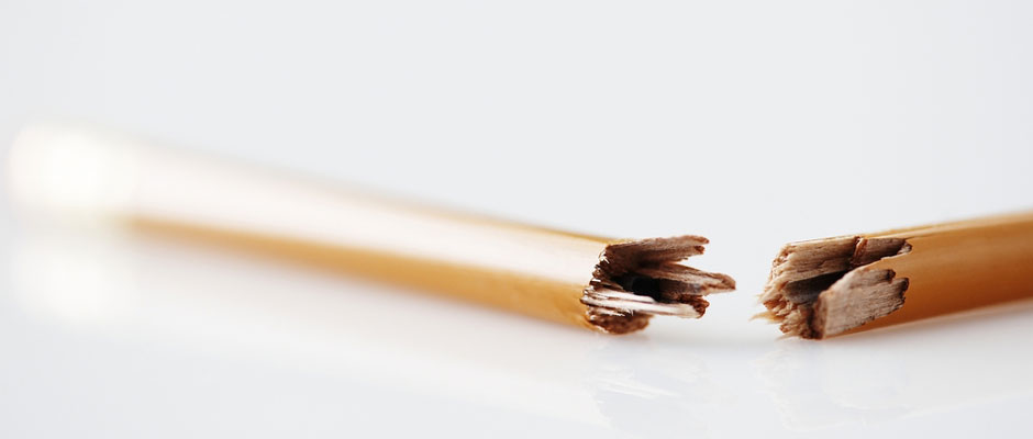 Photo of a broken pencil