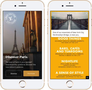 Louis Vuitton City Guides App