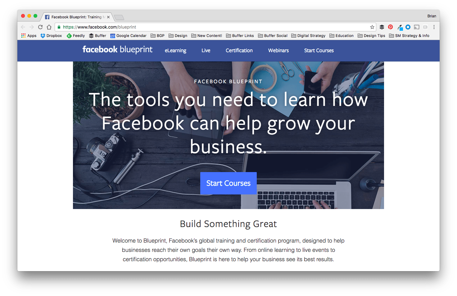Facebook Blueprint Social Media Course 