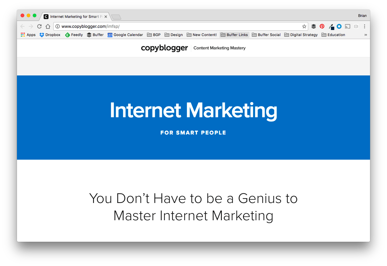 Internet Marketing for smart people