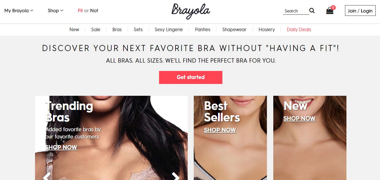 Example of leading eCommerce store