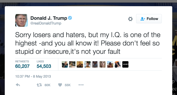 Donald Trump Top Tweets
