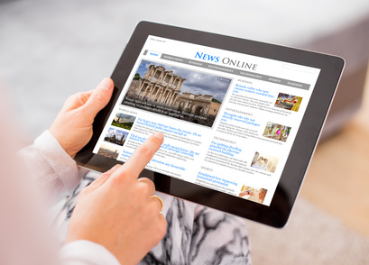 digital press release Newswire on news site