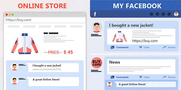 Integrate social media comments and mentions on your online store
