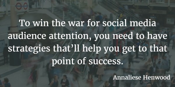 Social Media Audience Attention Quote