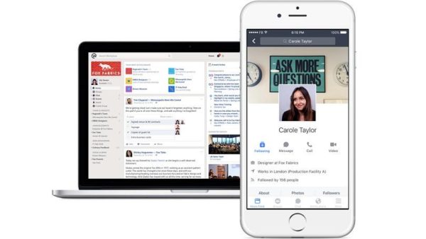Facebook Workplace Mobile App