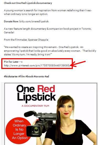 one red lipstick