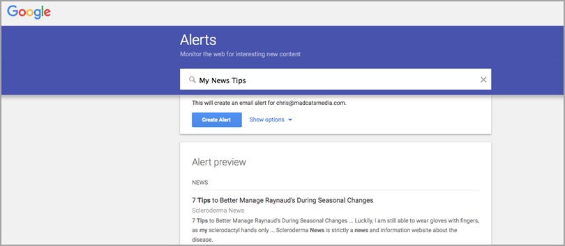 google-alerts-for-tips-for-growth-hacking