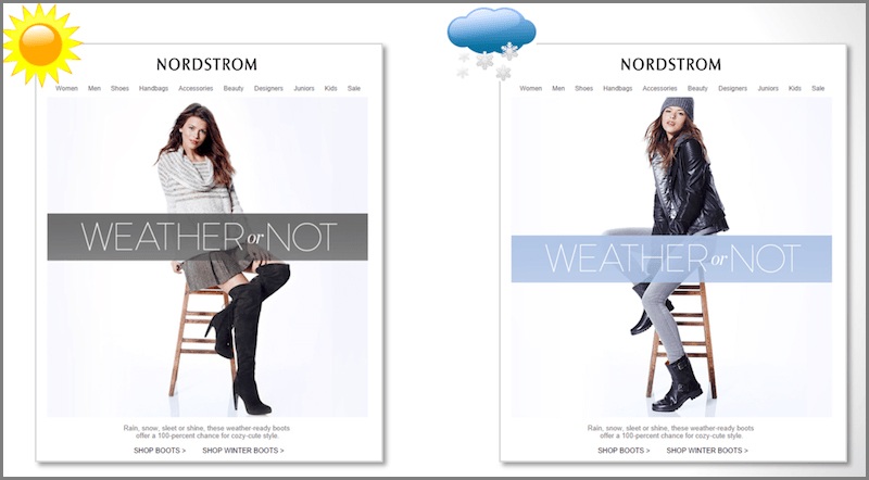 Nordstrom-email marketing campaign