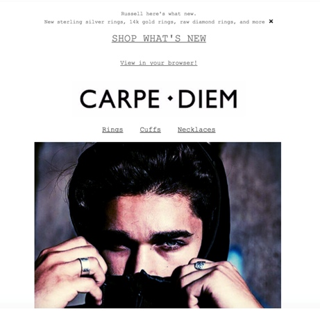 Carpediem Jewelry Shopify Store