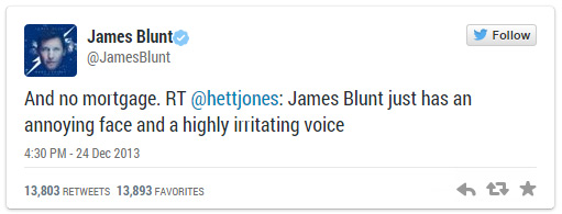 James Blunt on Twitter