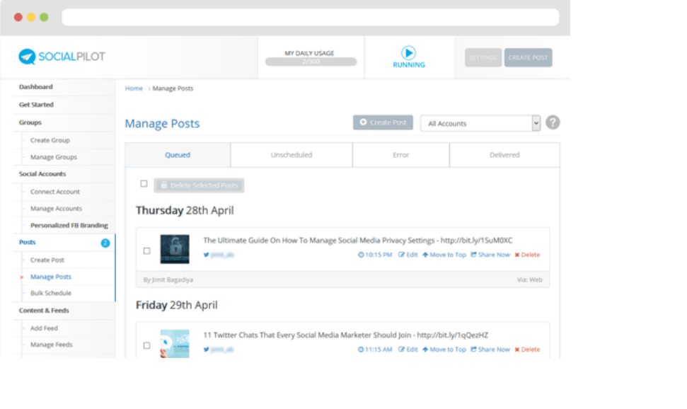 social-pilot social media