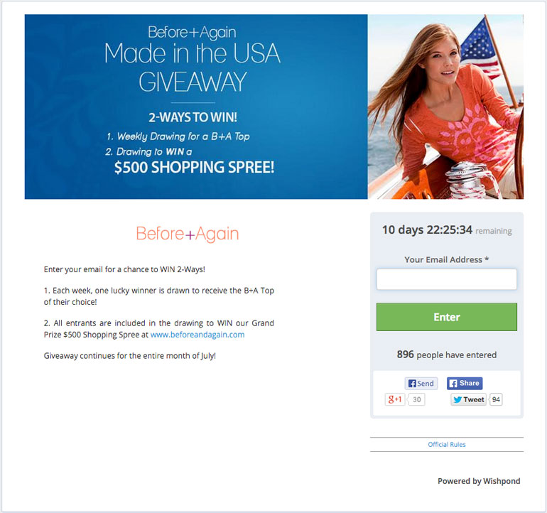 Facebook Sweepstakes: 50 Ideas, Tips and Examples
