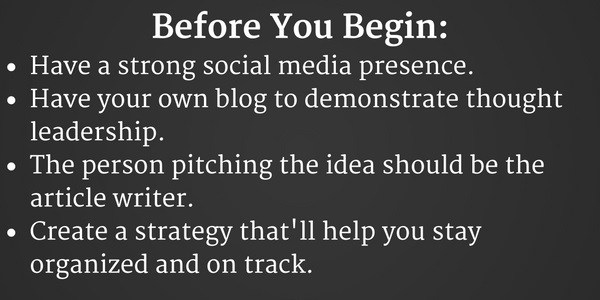Guest Blogging Intro Checklist
