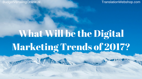 ‘What Will be the Digital Marketing Trends of 2017?’ There is no scientific way of telling what digital marketing trend you should be following in 2017. Instead, you can look at what the experts say and hope they are right. As you will see in this blog, though, the experts do not always agree with each other. Read the discussion here: http://bit.ly/DM2017