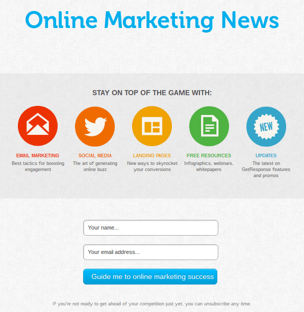 Facebook Landing Pages: 38 Ideas, Tips and Examples