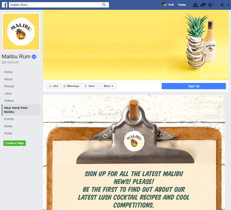Facebook Landing Pages: 38 Ideas, Tips and Examples
