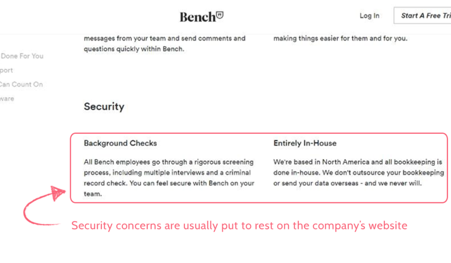 outsourcing pros and cons - bench security