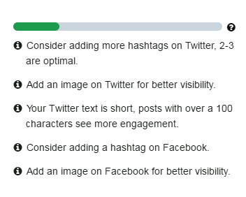 GIF of a post optimization process in inboundli