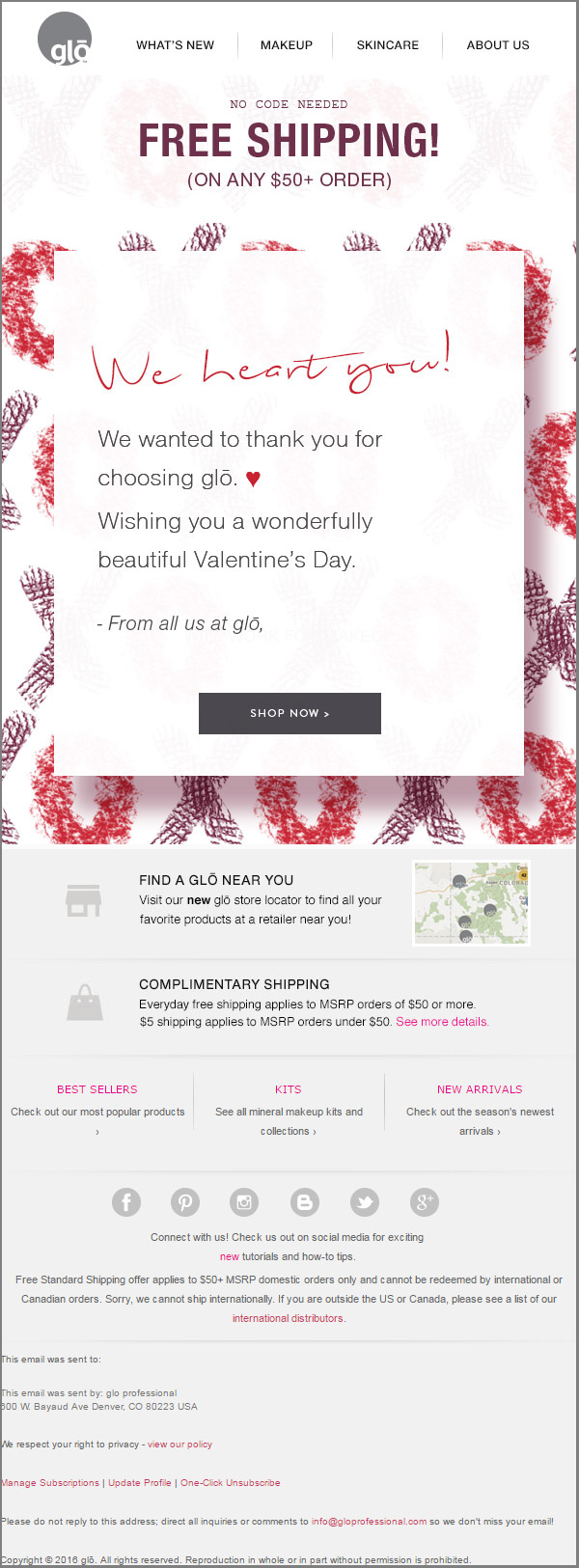 valentines day email template-Glo