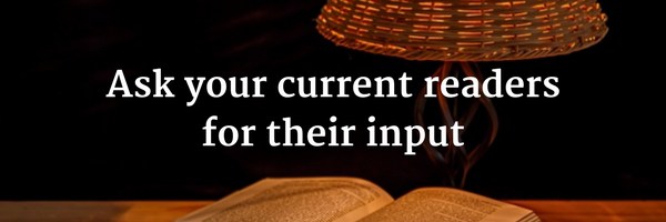 Reader Personas: asking your current readers for their input