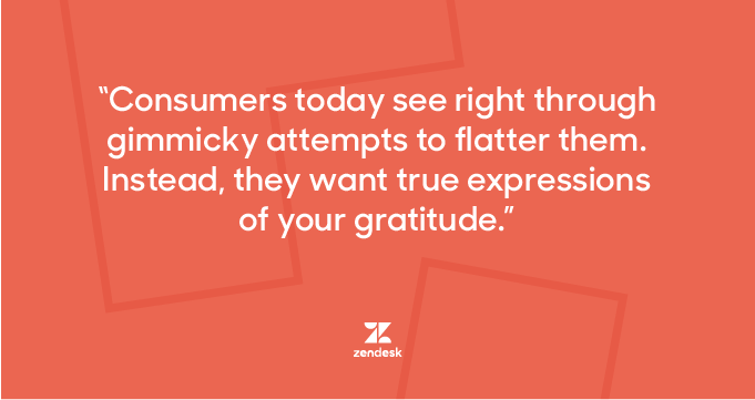 Customer appreciation quote
