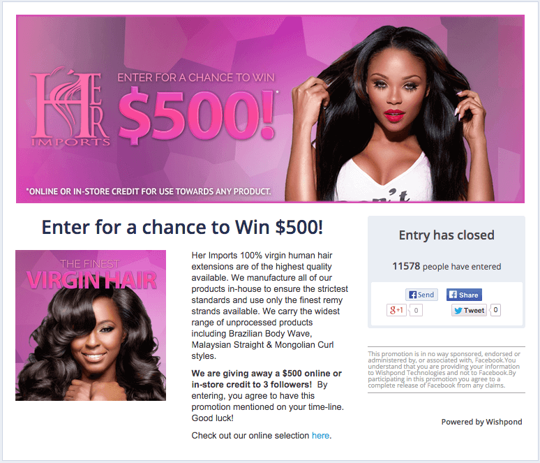 24 Amazing Facebook Giveaway Examples