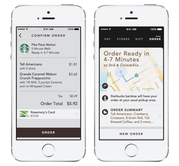 Starbucks Mobile Order and Pay