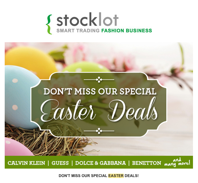 Stocklot Easter Email Example | Emailcenter Blog