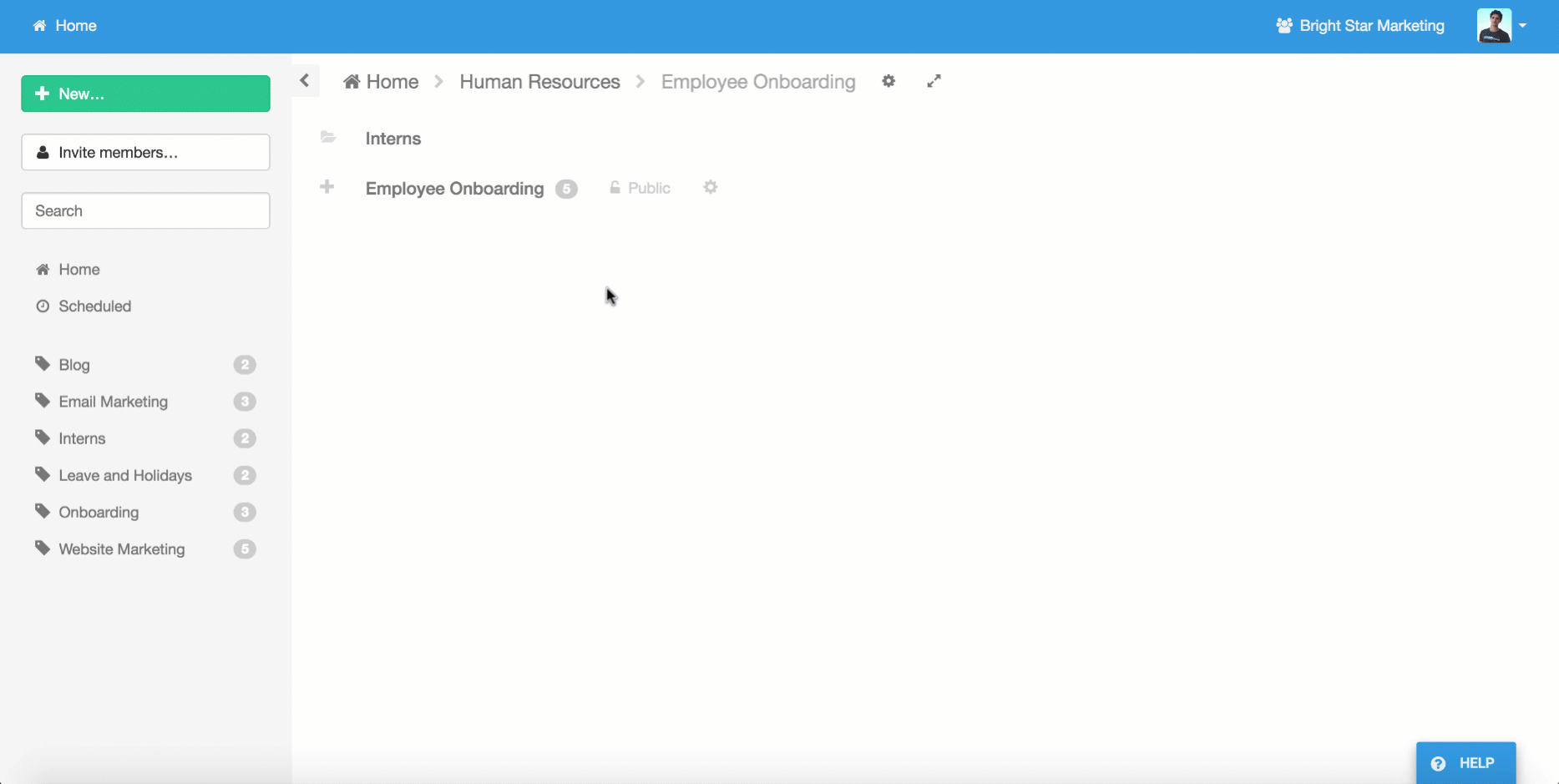 Template overview employee accountability