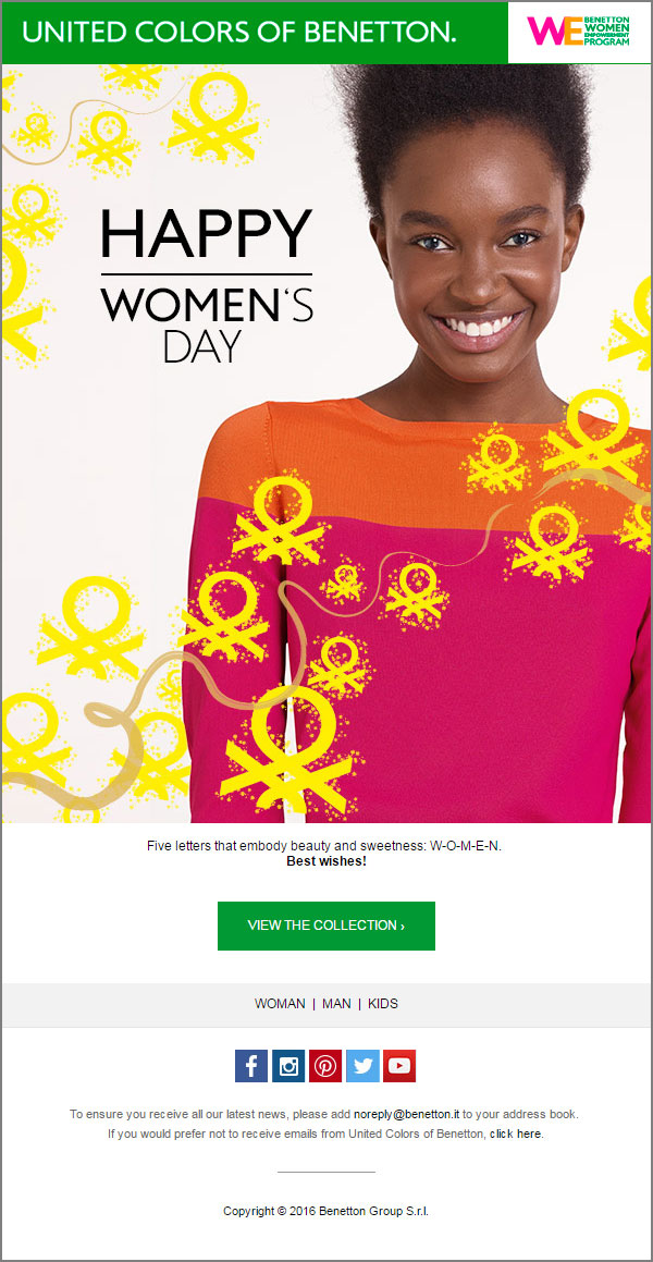 Womens Day Email_Benetton