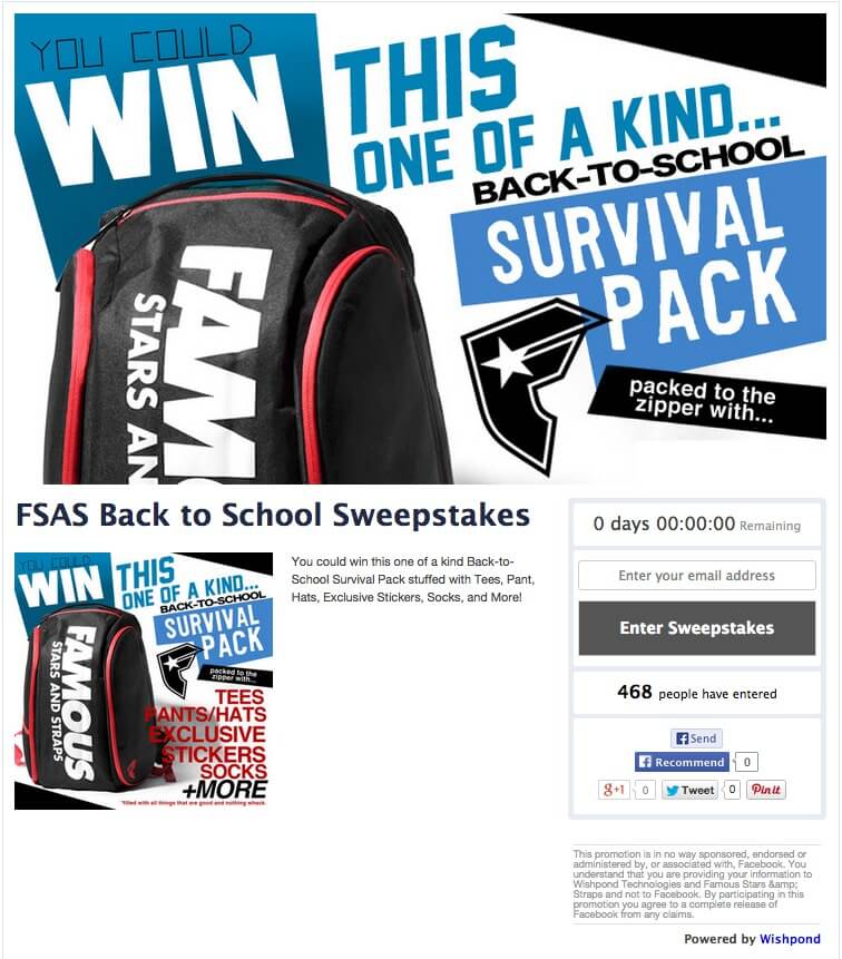 24 Amazing Facebook Giveaway Examples