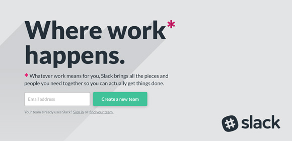 Slack Homepage