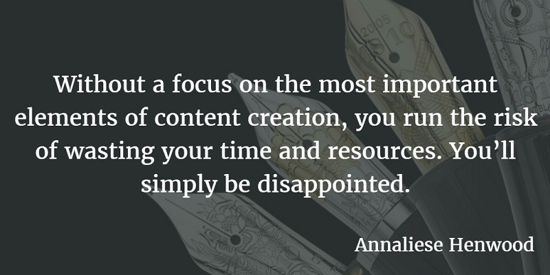Content Creation Best Practices article quote