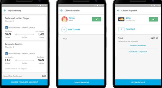 Hopper Quick Tap Booking