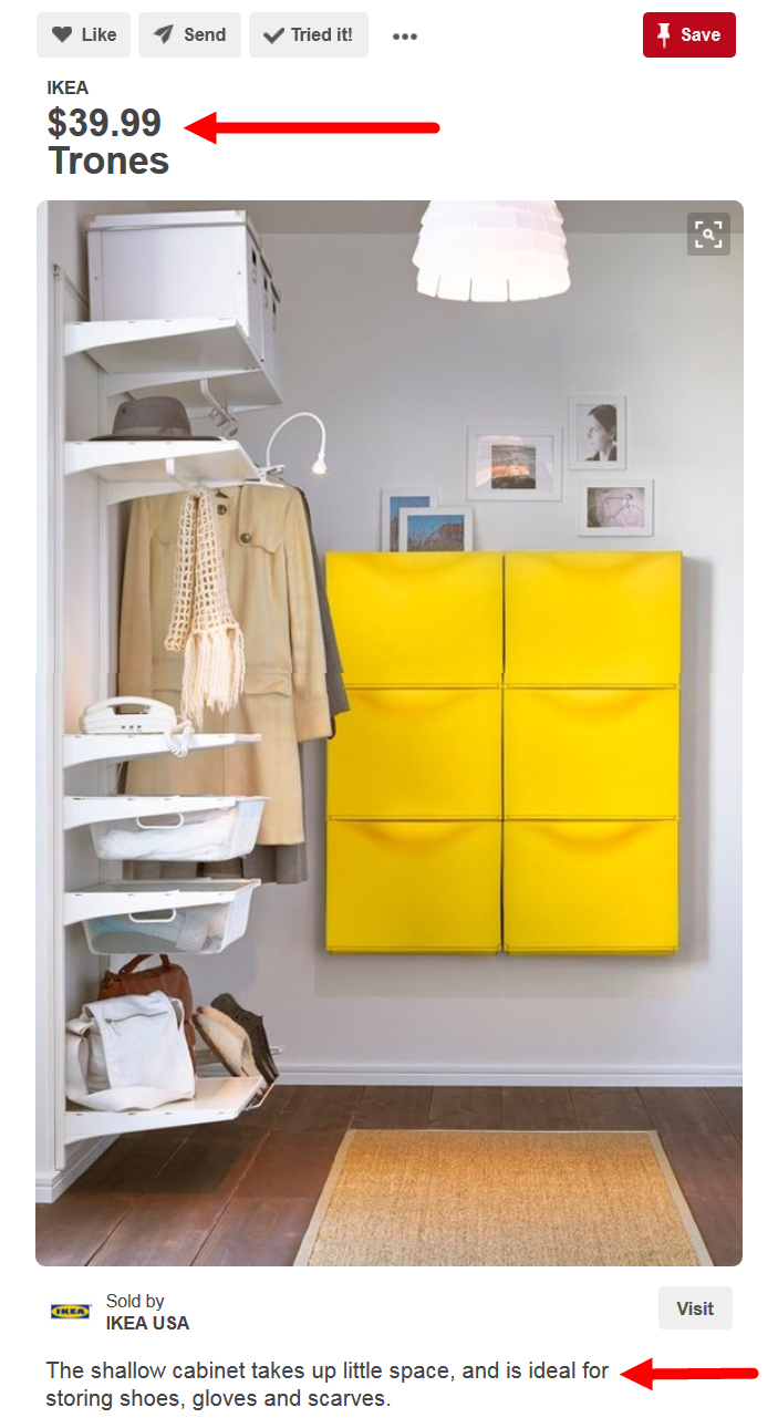 Sell on Pinterest -- Rich Pins
