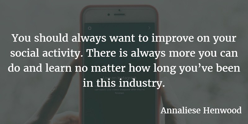 Improve Your Social Media Marketing article quote