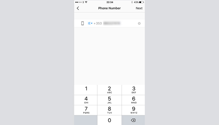 instagram-phone-number-entry How To Enable Instagram Two-Factor Authentication