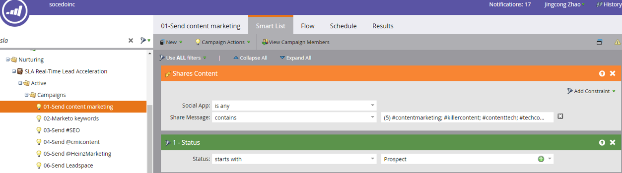 track social media activity